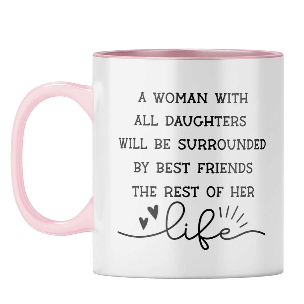 Gift For Mom Birthday Coffee Mug Pink