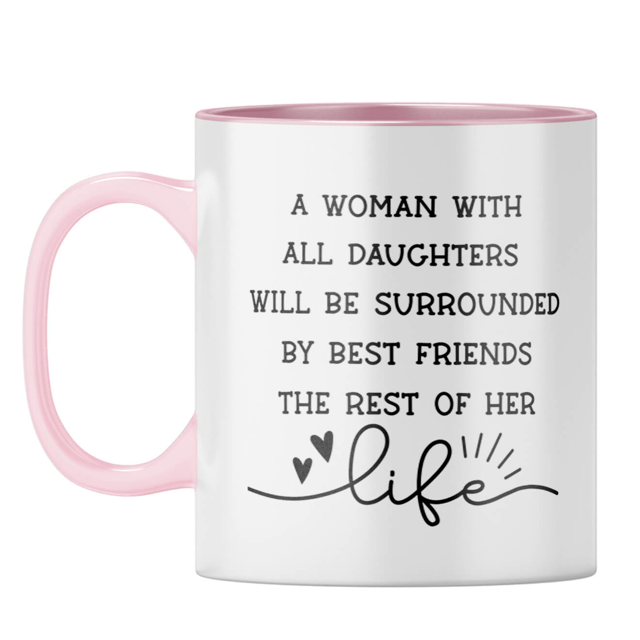 Gift For Mom Birthday Coffee Mug Pink