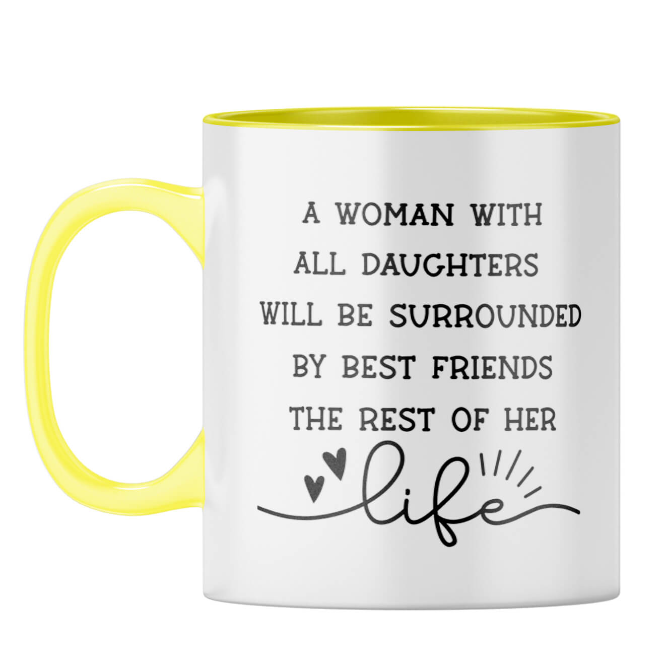 Gift For Mom Birthday Coffee Mug Yellow
