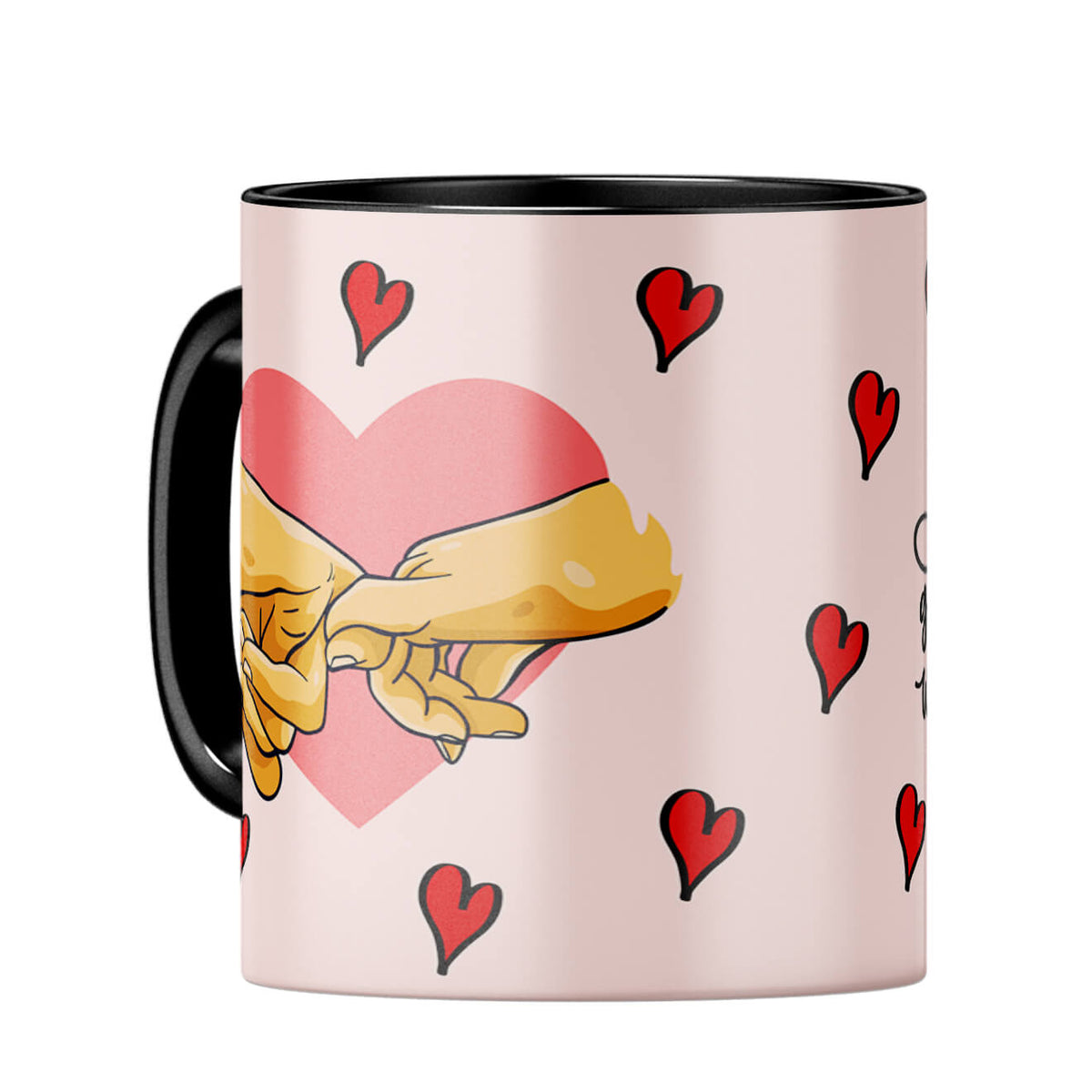 Gift for Romantic Couples Coffee MugC-Black