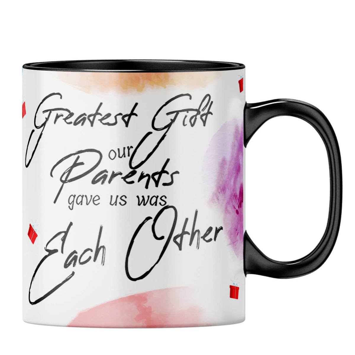 Gift for Sister Brother Coffee MugB-Black