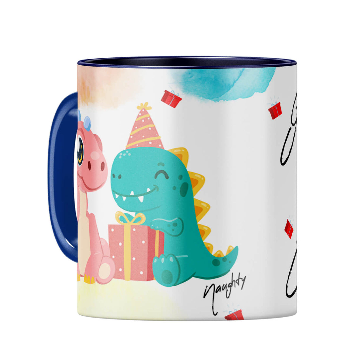 Gift for Sister Brother Coffee Mug Dark Blue