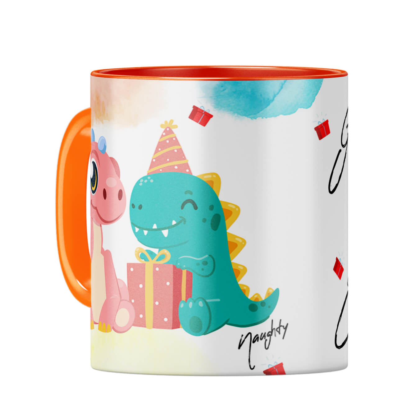 Gift for Sister Brother Coffee Mug Orange