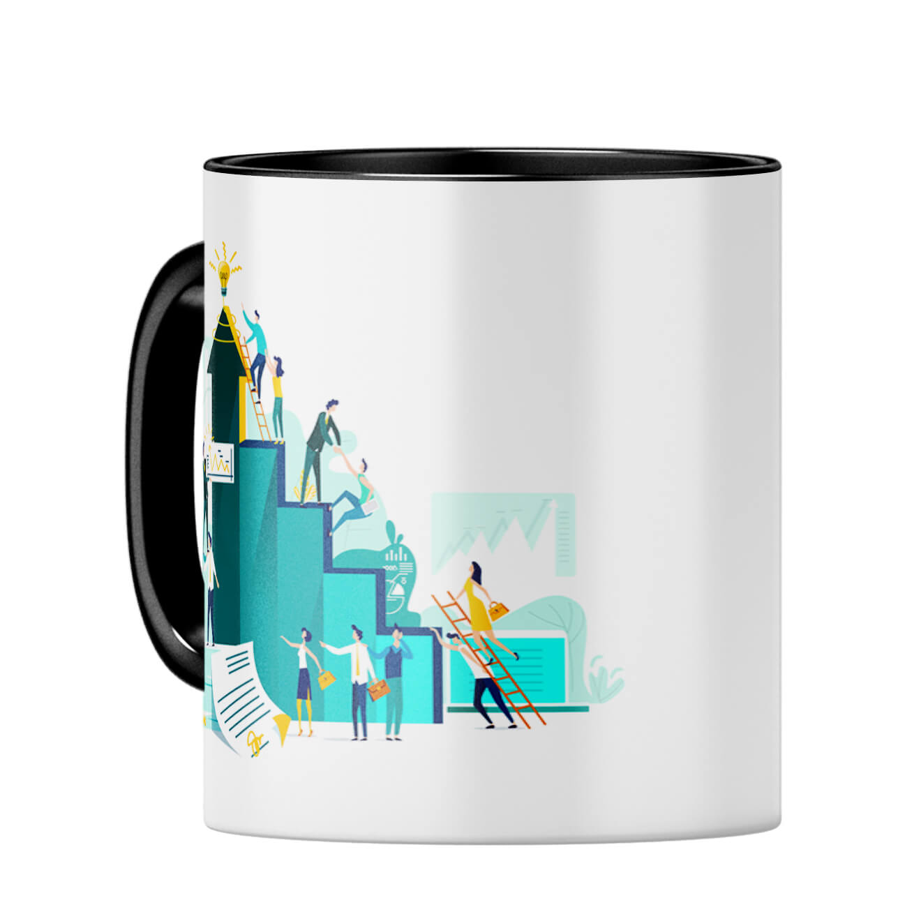 Gift for Team Colleagues Coffee MugC-Black