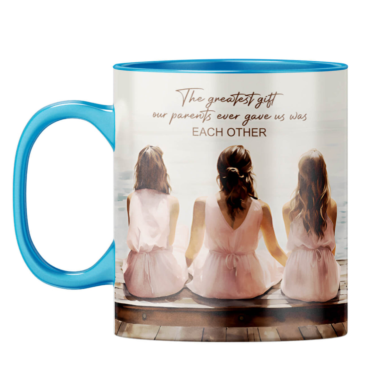 Gift from our Parents Coffee Mug Light Blue
