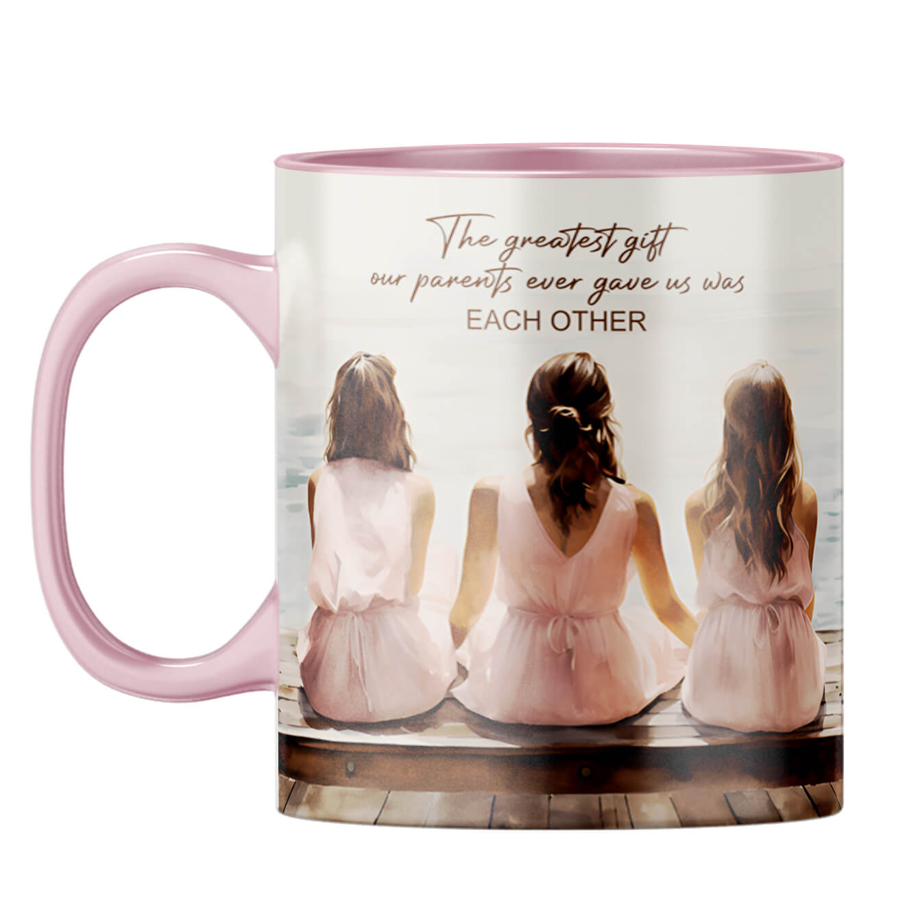 Gift from our Parents Coffee Mug Pink