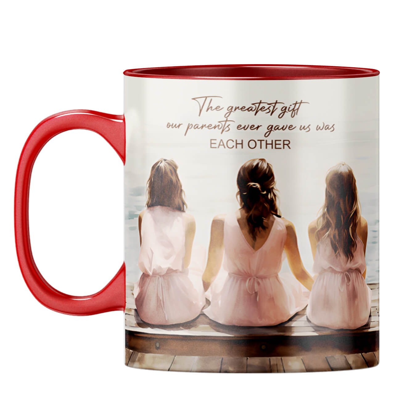 Gift from our Parents Coffee Mug Red