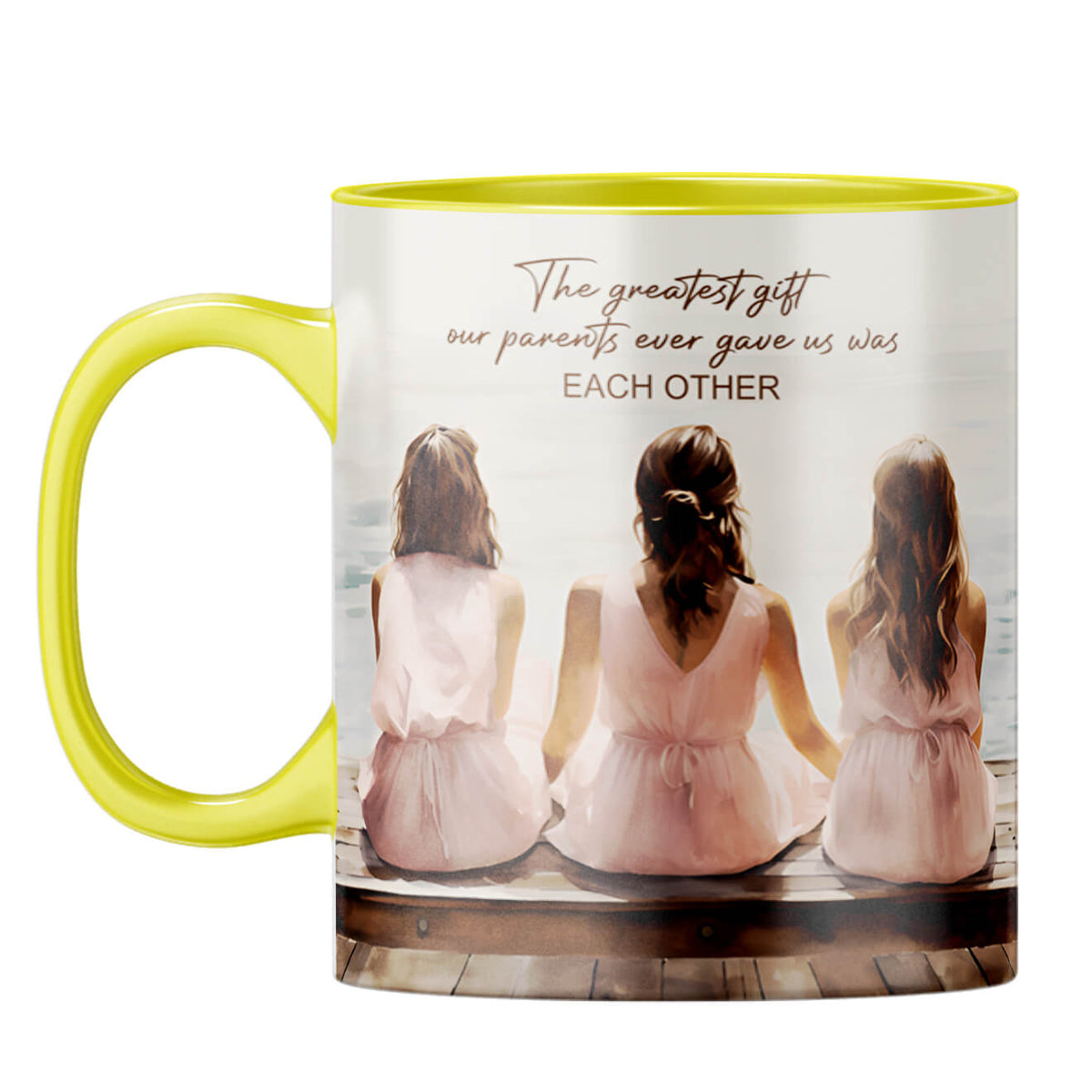 Gift from our Parents Coffee Mug Yellow