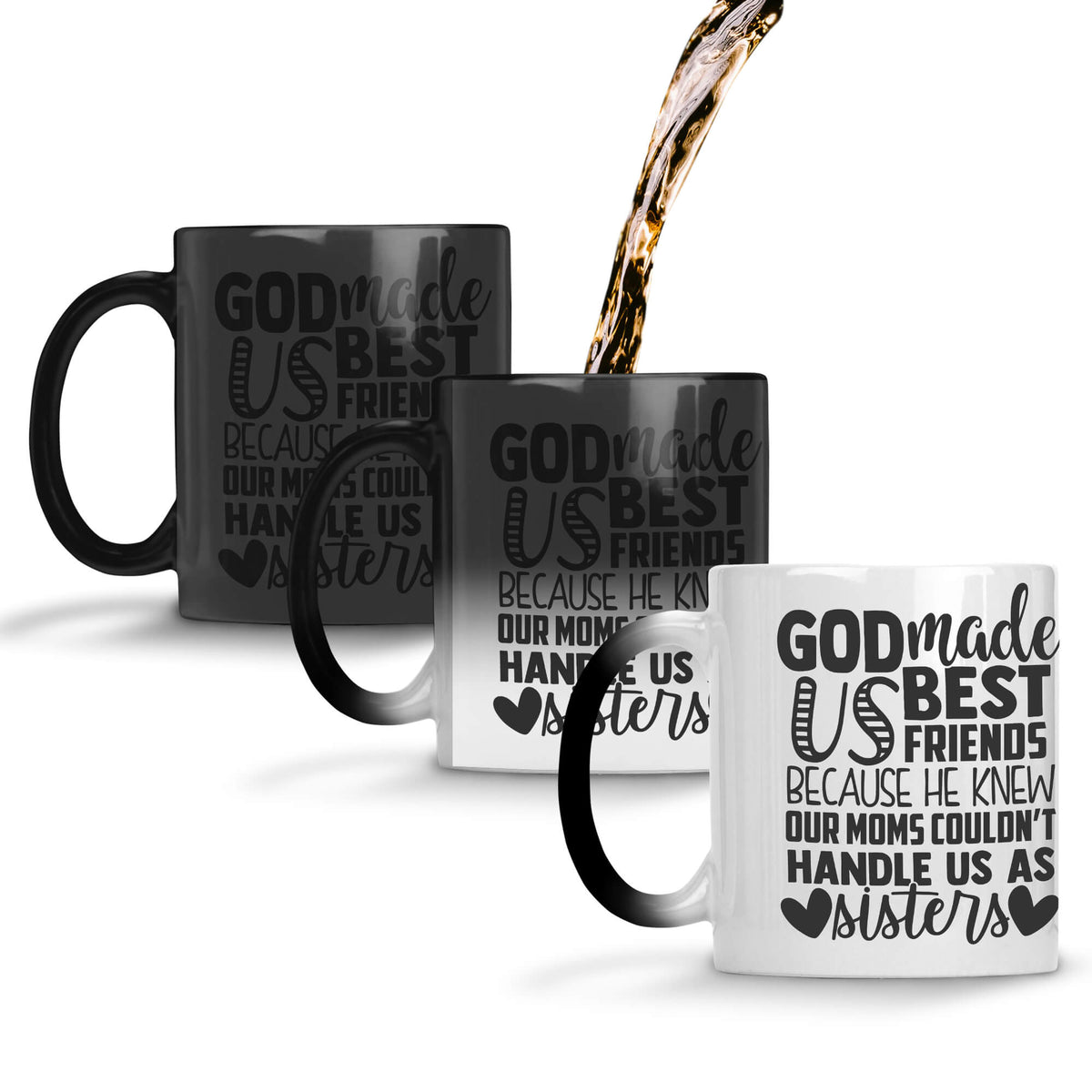 God Made Us Best Friends Coffee Mug Magic