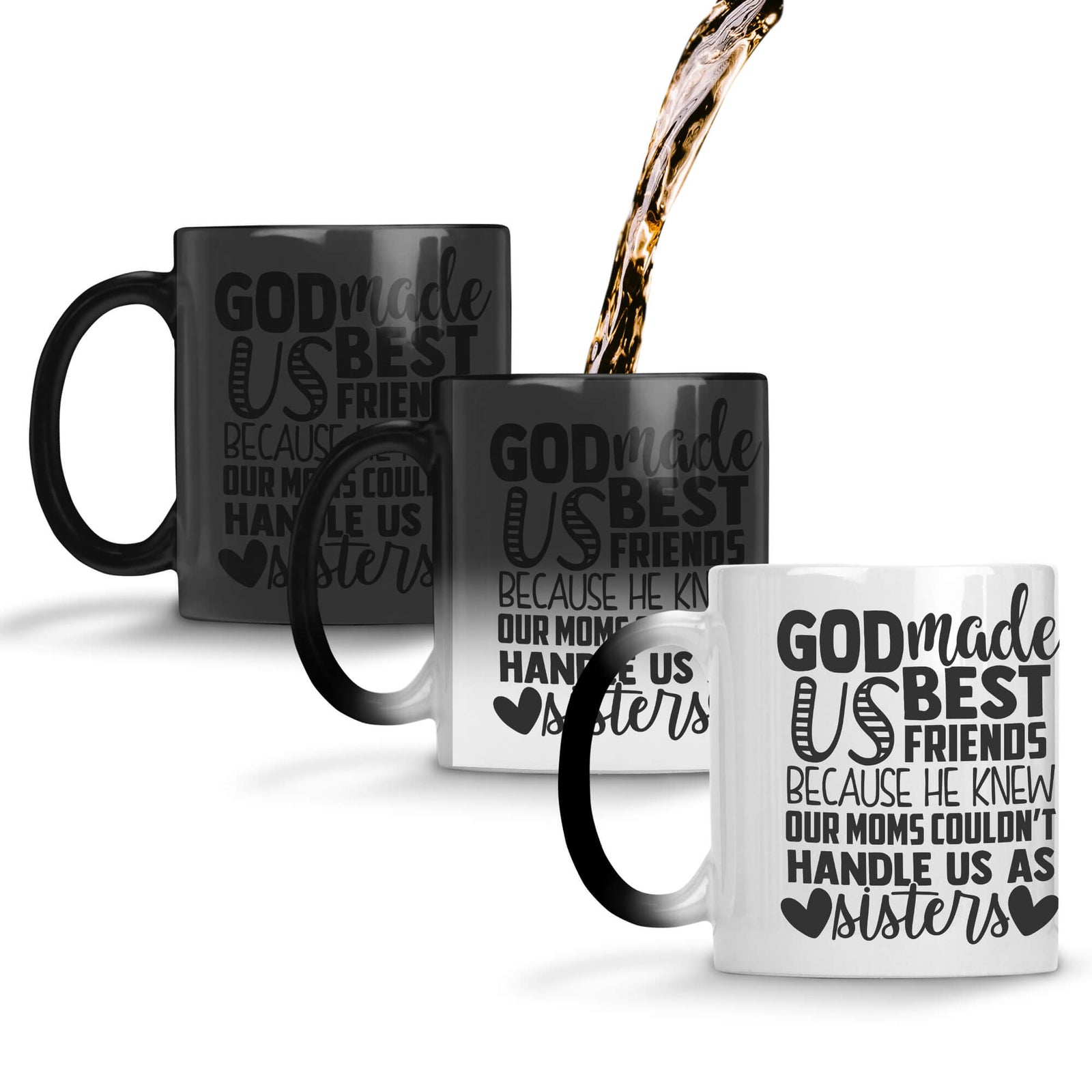 God Made Us Best Friends Coffee Mug Magic