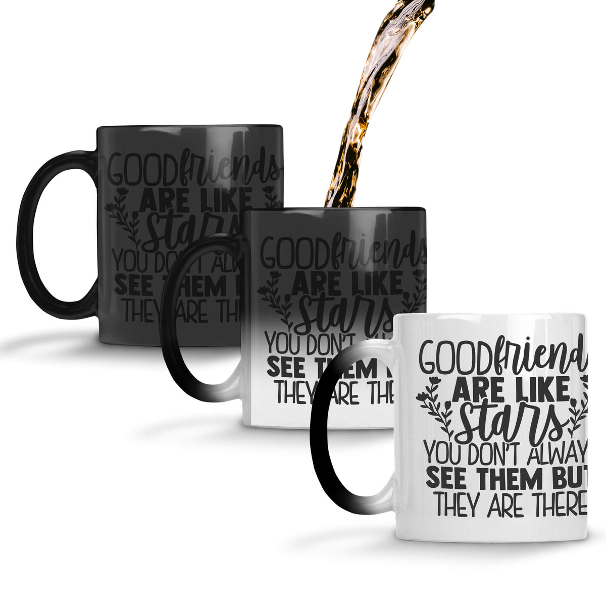 Good Friends Are Like Stars Coffee Mug Magic