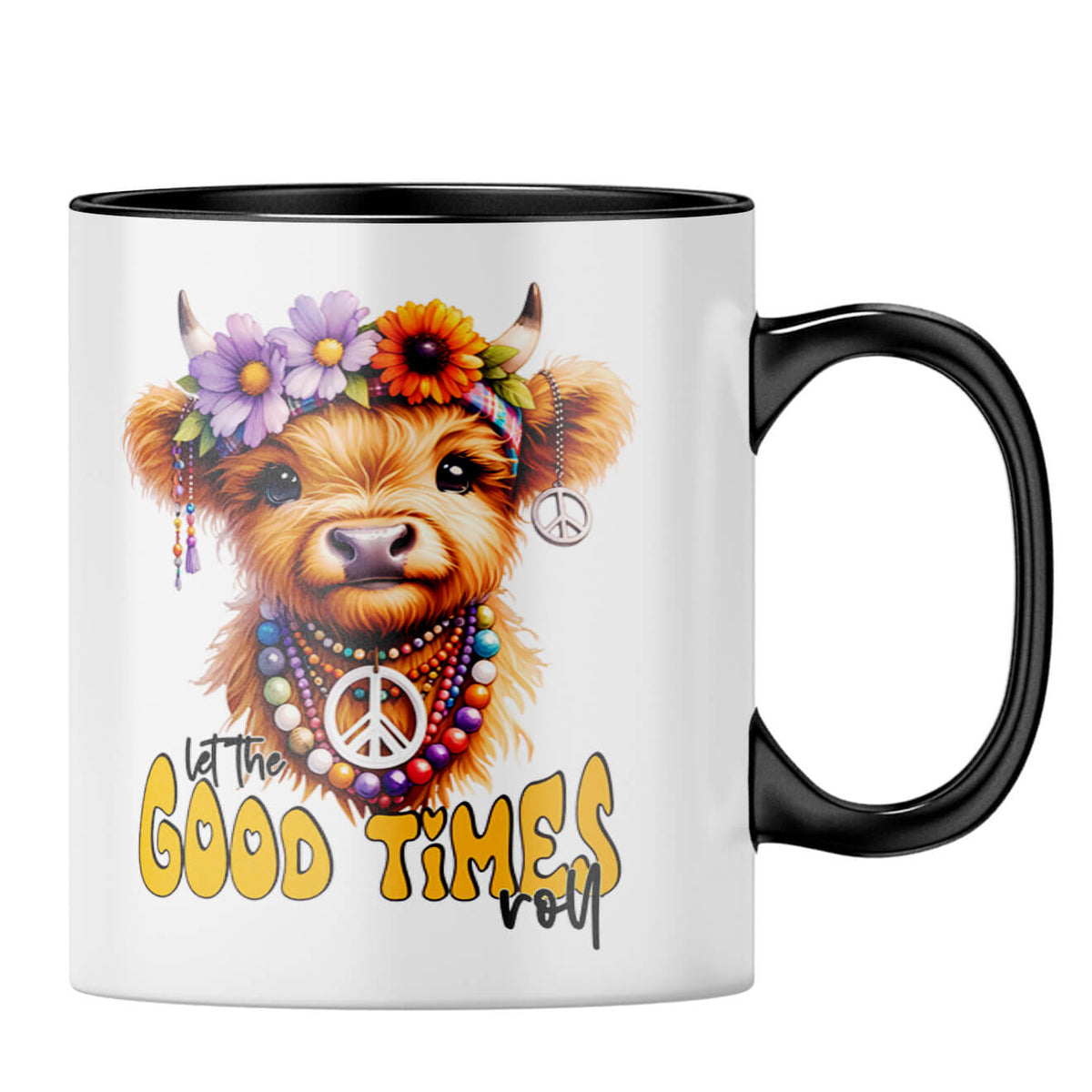Good Times Roll Coffee MugB-Black