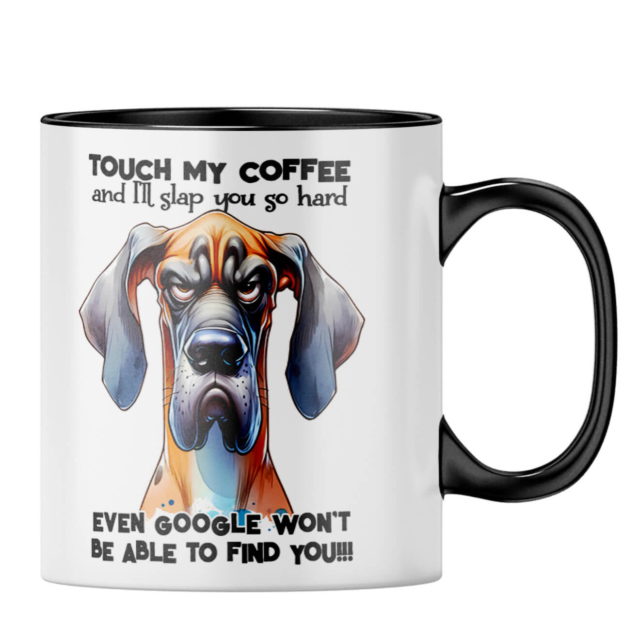 Google Wont Be Able to Find You Coffee MugB-Black