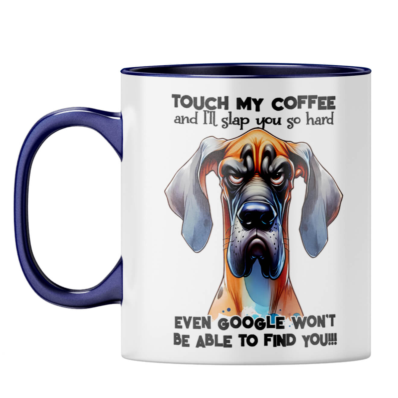 Google Wont Be Able to Find You Coffee Mug Dark Blue