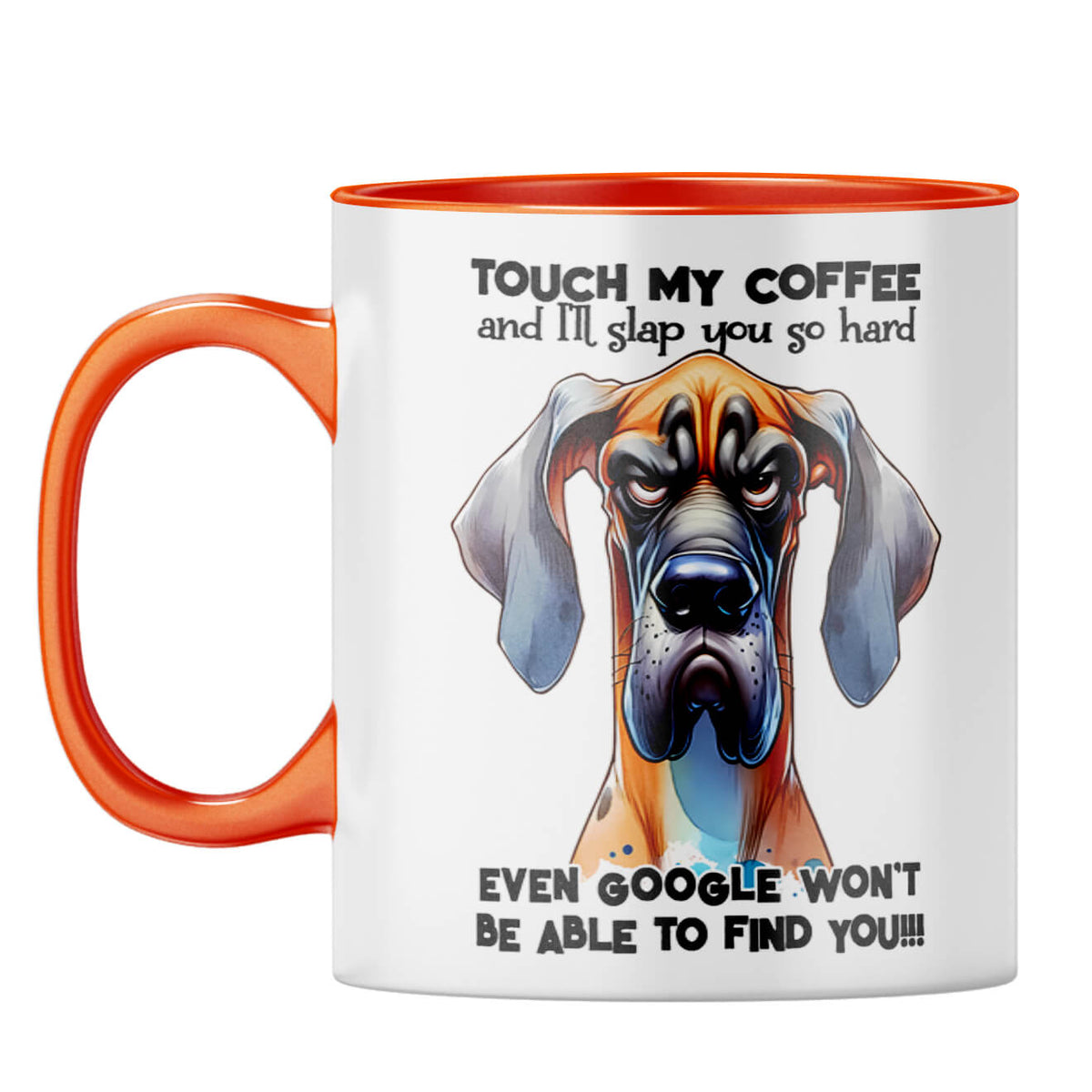 Google Wont Be Able to Find You Coffee Mug Orange