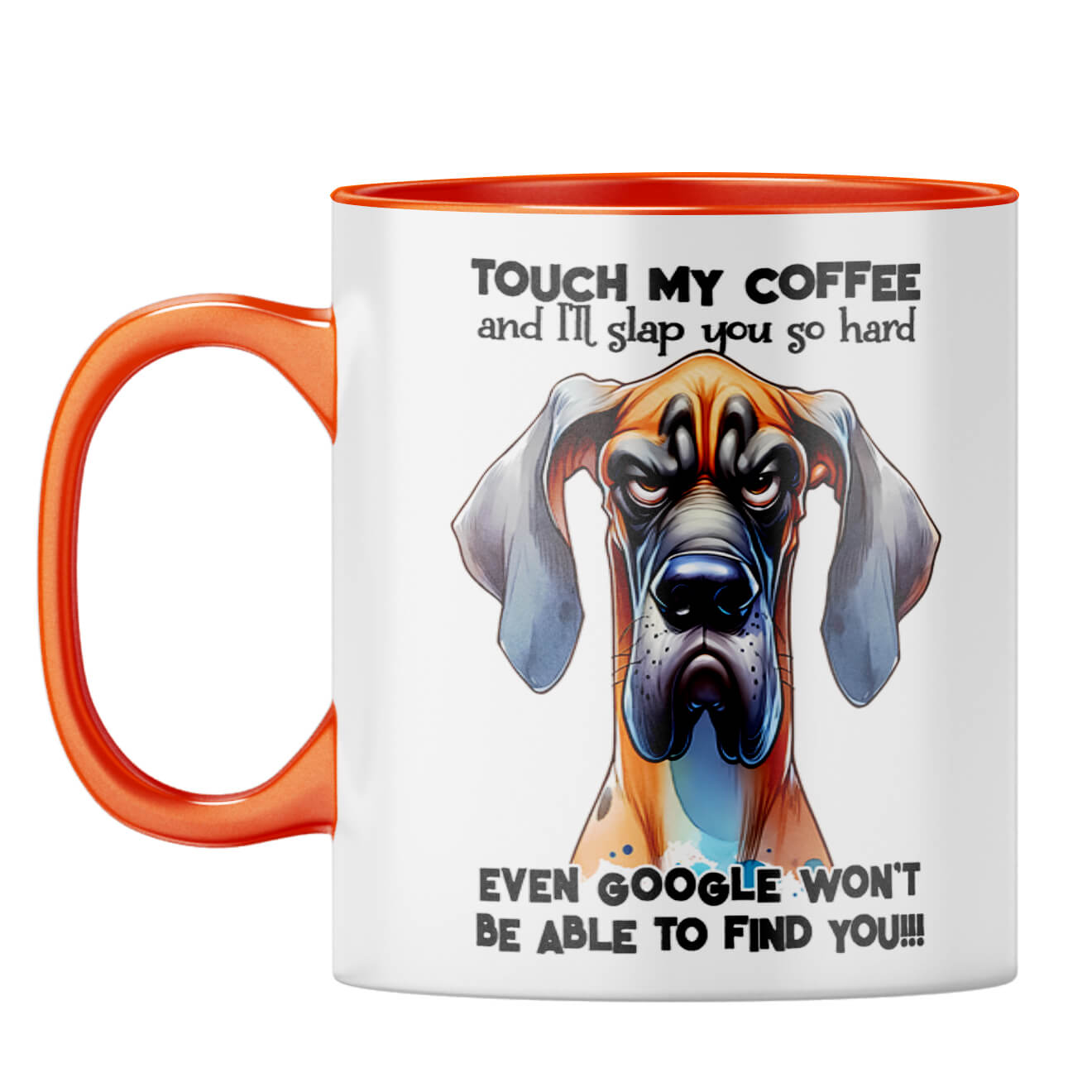 Google Wont Be Able to Find You Coffee Mug Orange