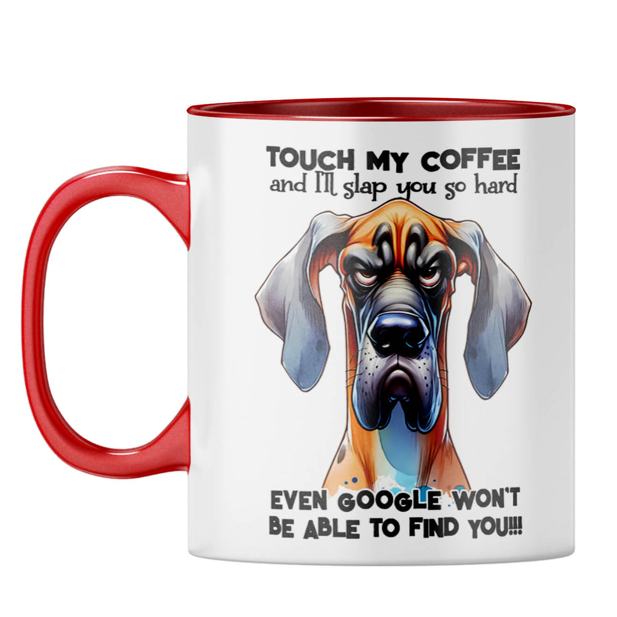 Google Wont Be Able to Find You Coffee Mug Red