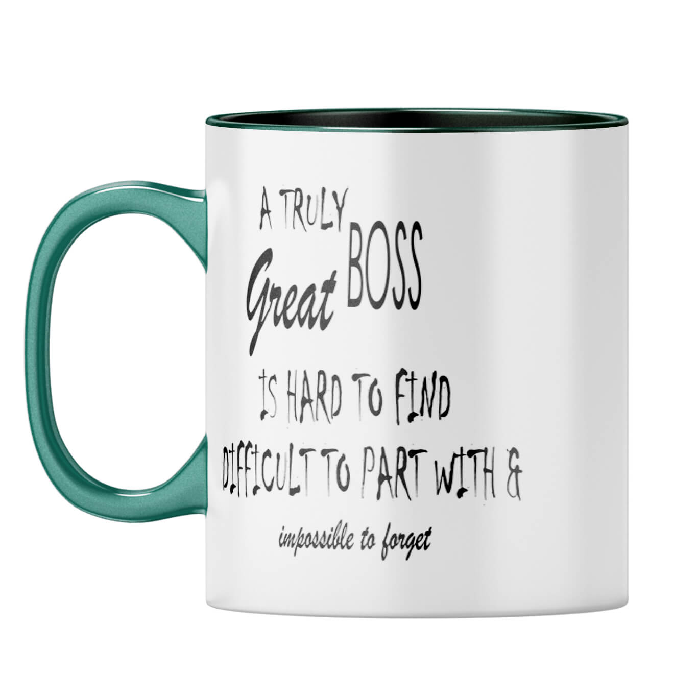 Great Boss Coffee Mug Dark Green
