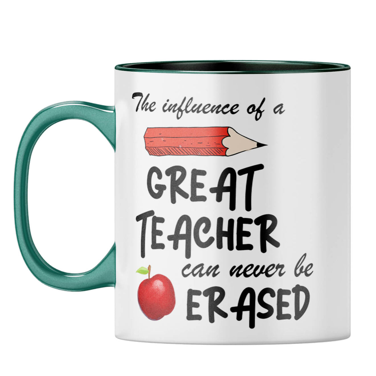 Great Teacher Coffee Mug Dark Green