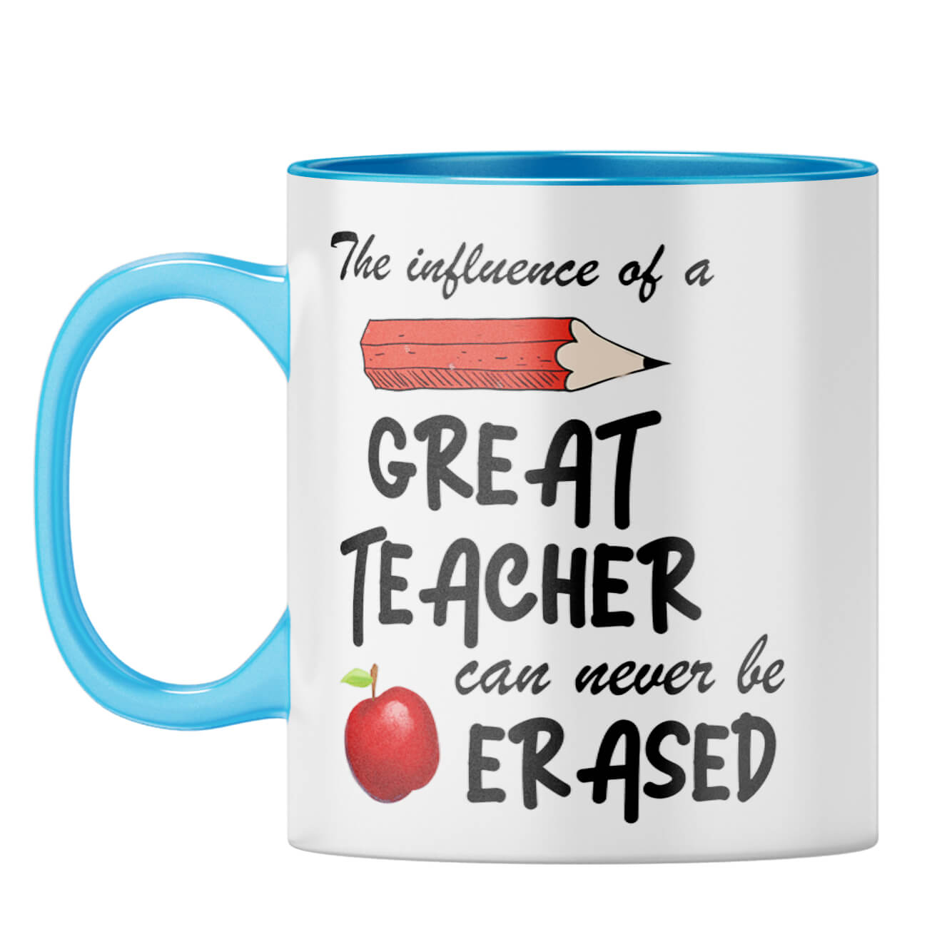 Great Teacher Coffee Mug Light Blue