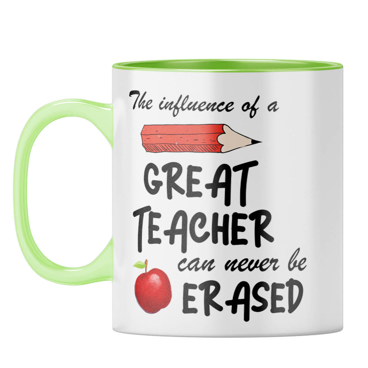 Great Teacher Coffee Mug Light Green