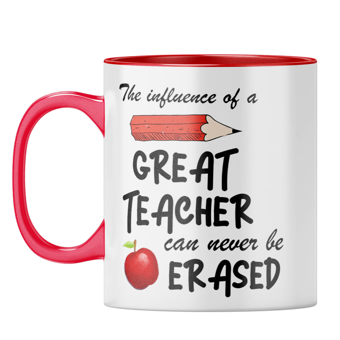 Great Teacher Coffee Mug Red