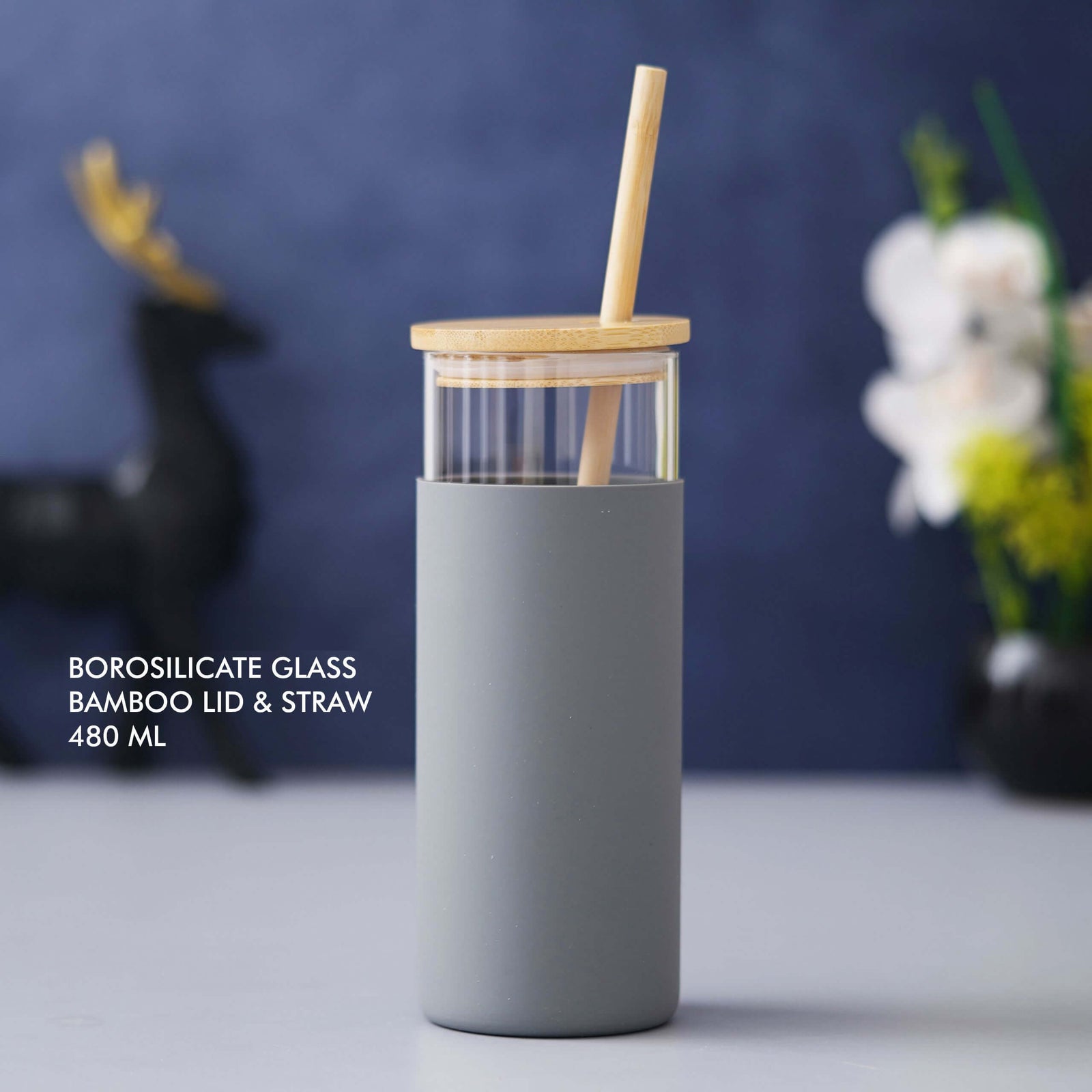 Grey Borosilicate Glass - Elegant Design