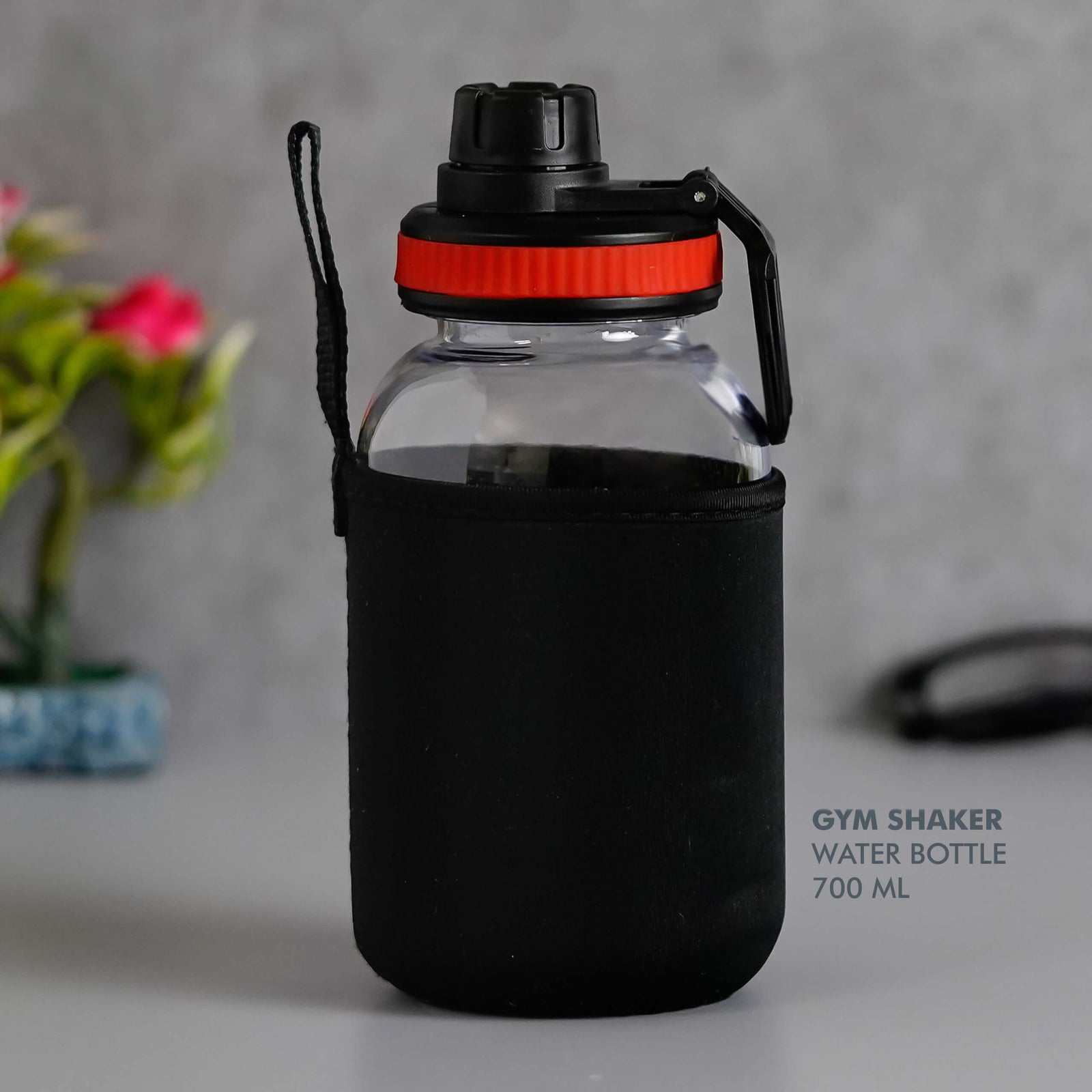 Gym Shaker - Red, 700 ML