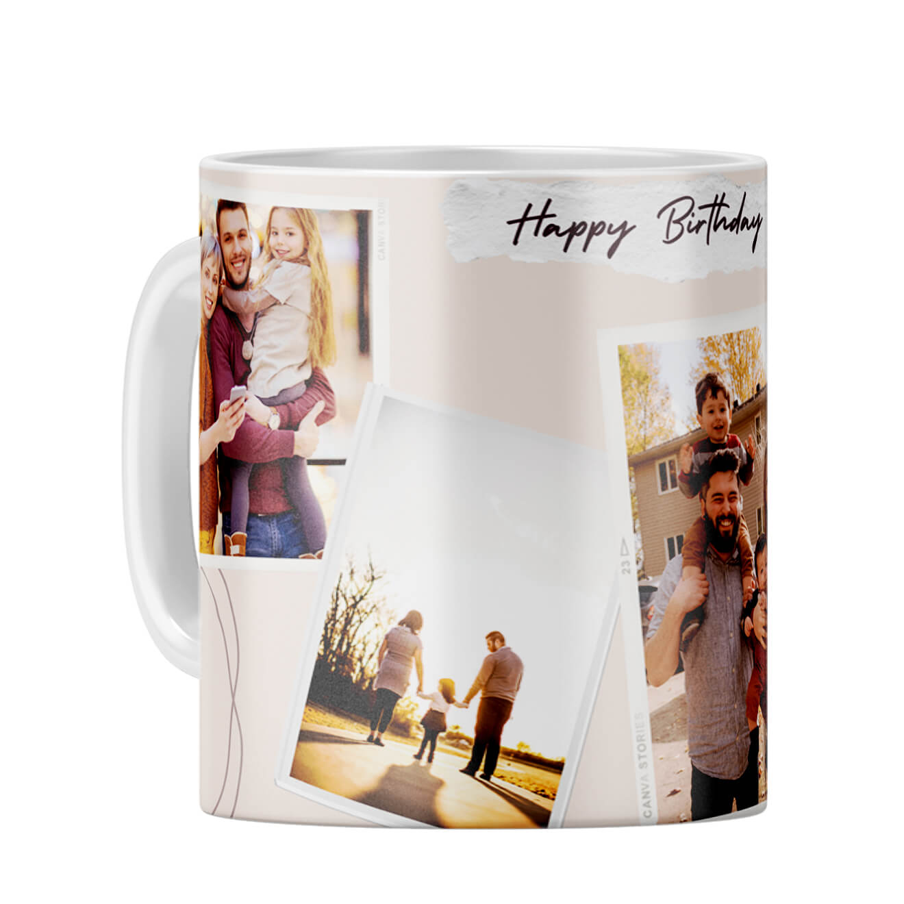 Happy Birthday Dear Coffee Mug White