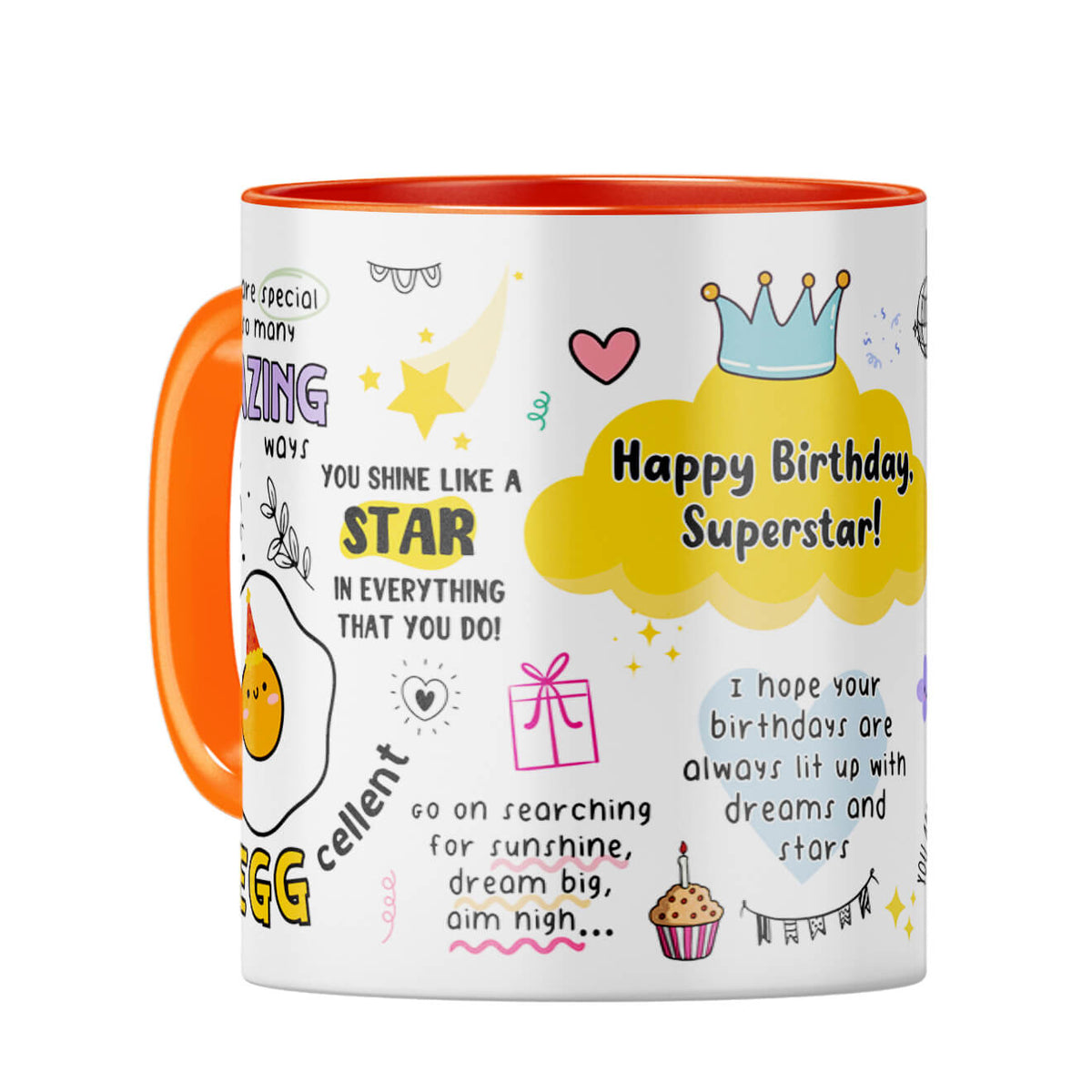 Happy Birthday Superstar Coffee Mug