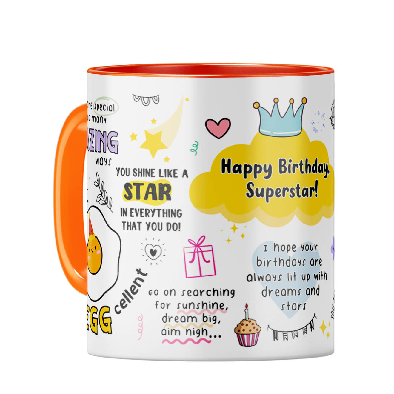 Happy Birthday Superstar Coffee Mug
