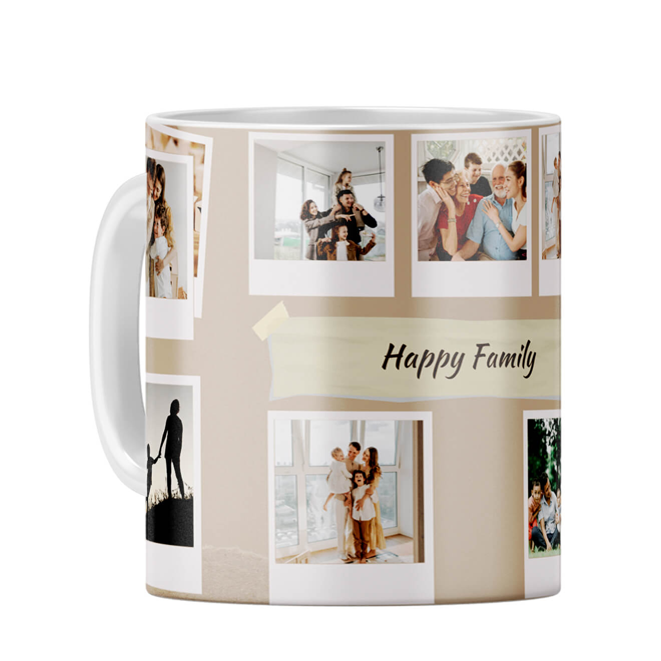 Happy Family Coffee Mug White
