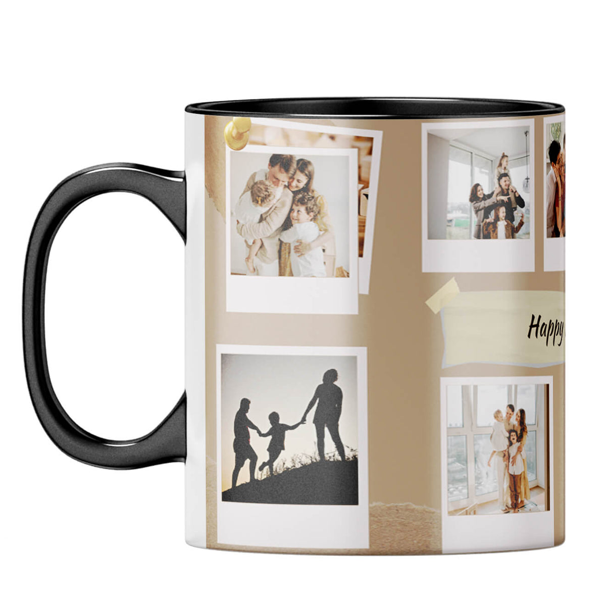Happy Family Coffee MugF-Black