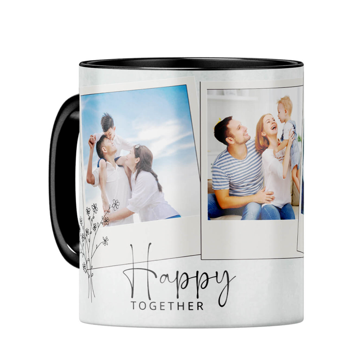 Happy Together Coffee Mug Black