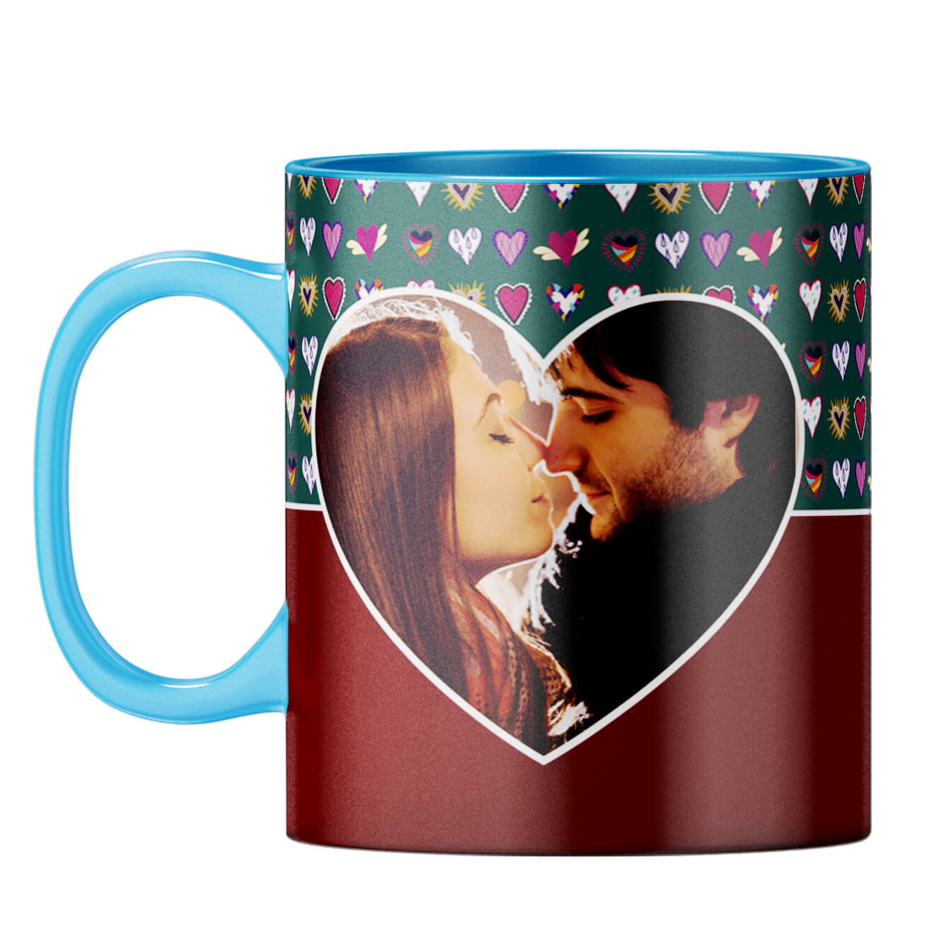 Hearts Photo Coffee Mug