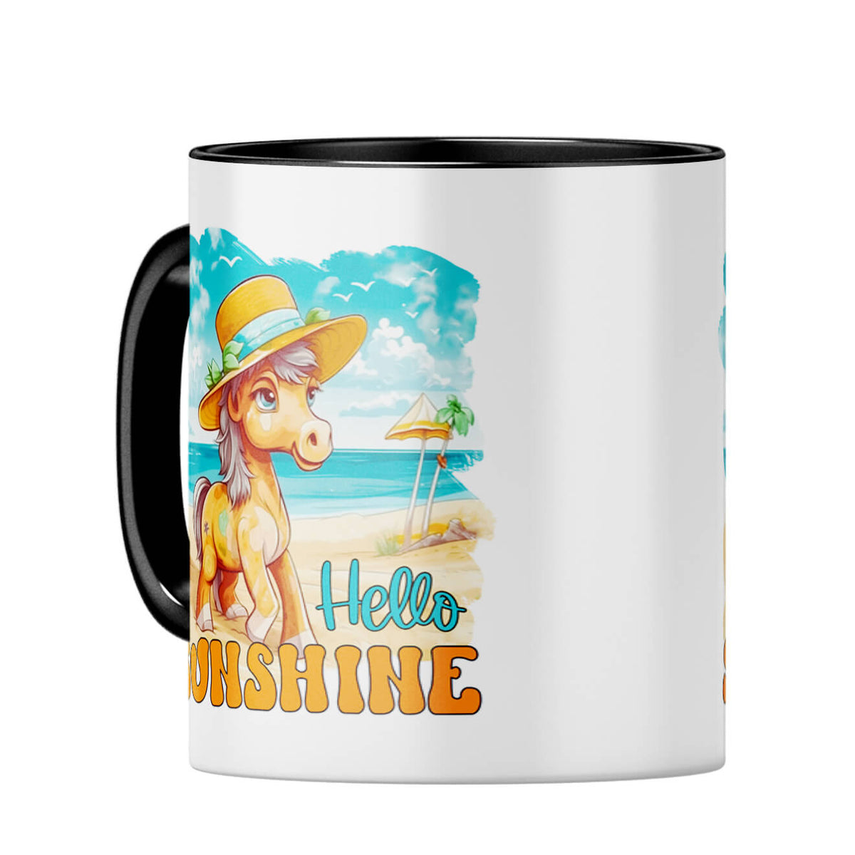 Hello Sunshine Coffee MugC-Black