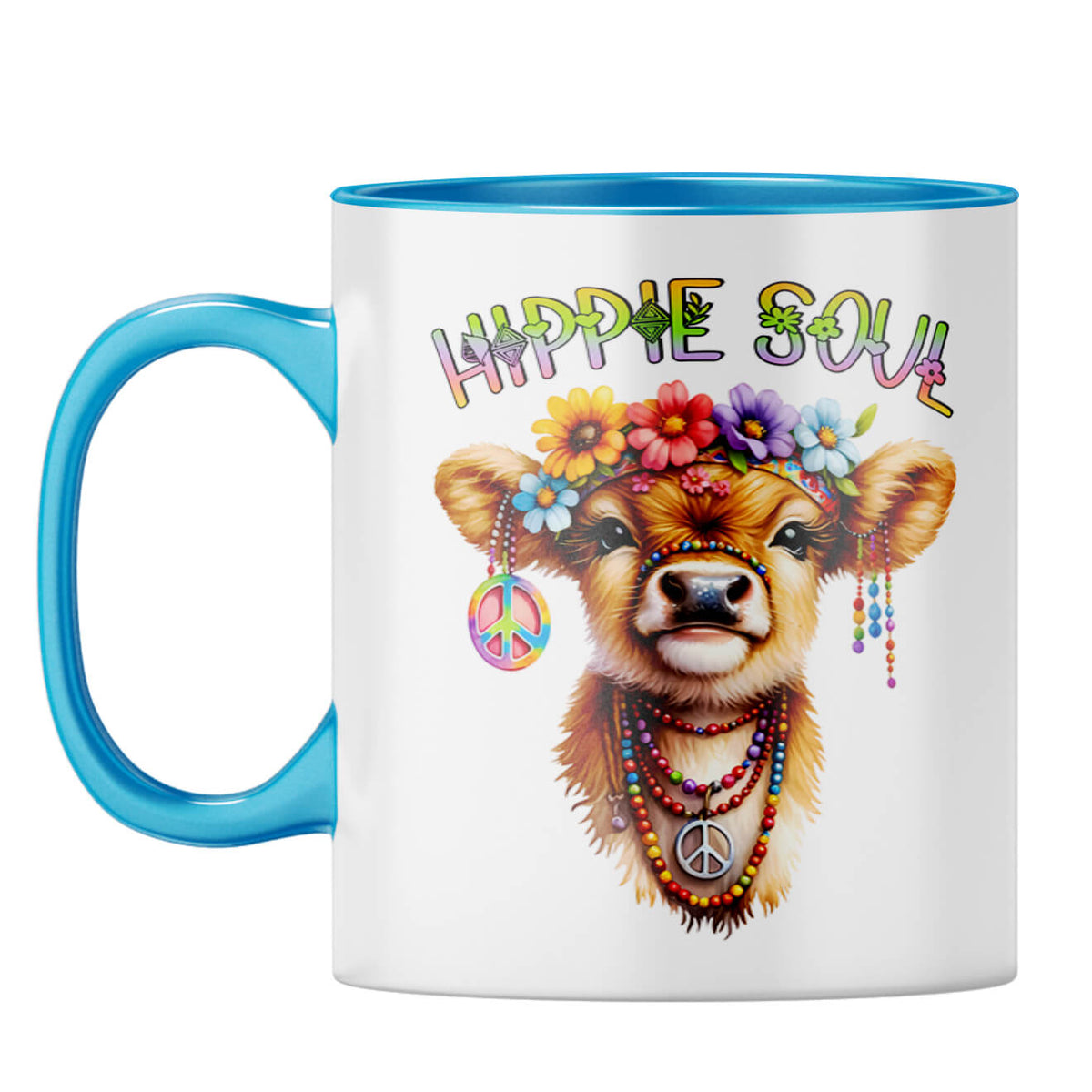 Hippie Soul Coffee Mug Light Blue