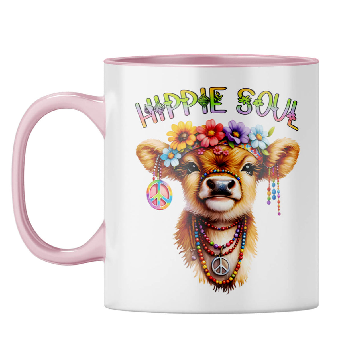 Hippie Soul Coffee Mug Pink