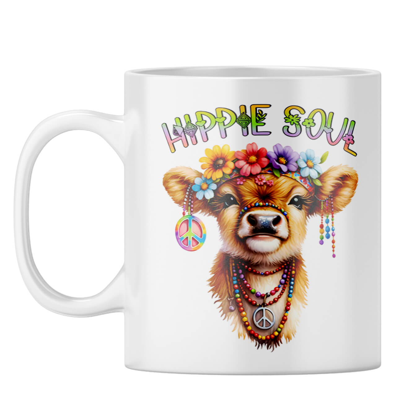 Hippie Soul Coffee Mug White