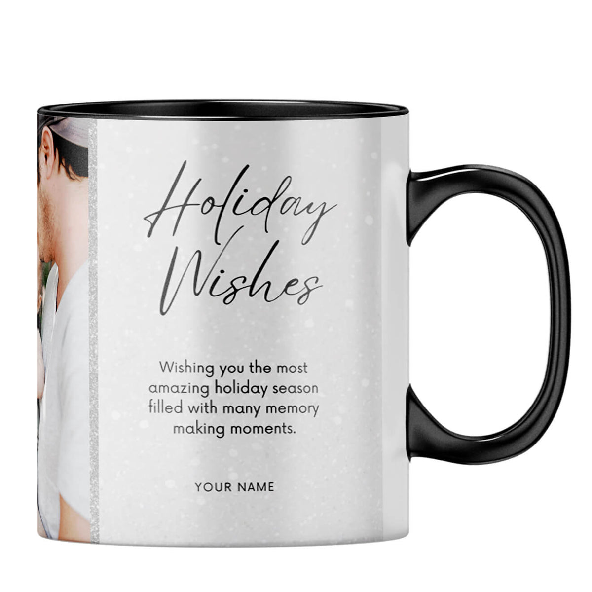 Holiday Wishes Coffee MugB-Black