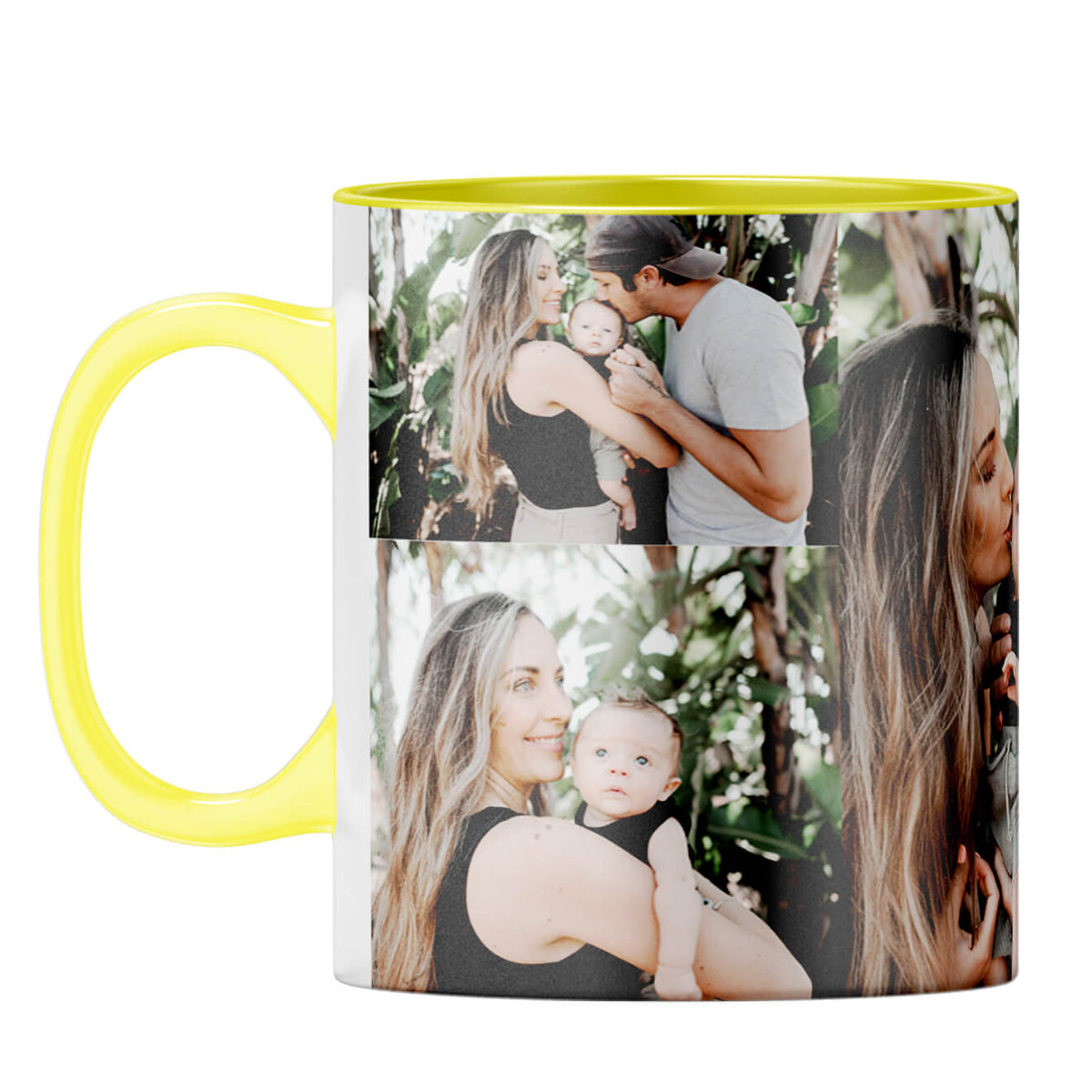 Holiday Wishes Coffee Mug Yellow