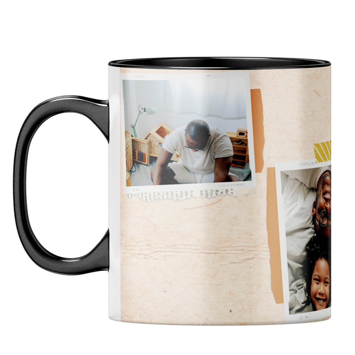 Home is Wherever Dad Is Coffee MugF-Black