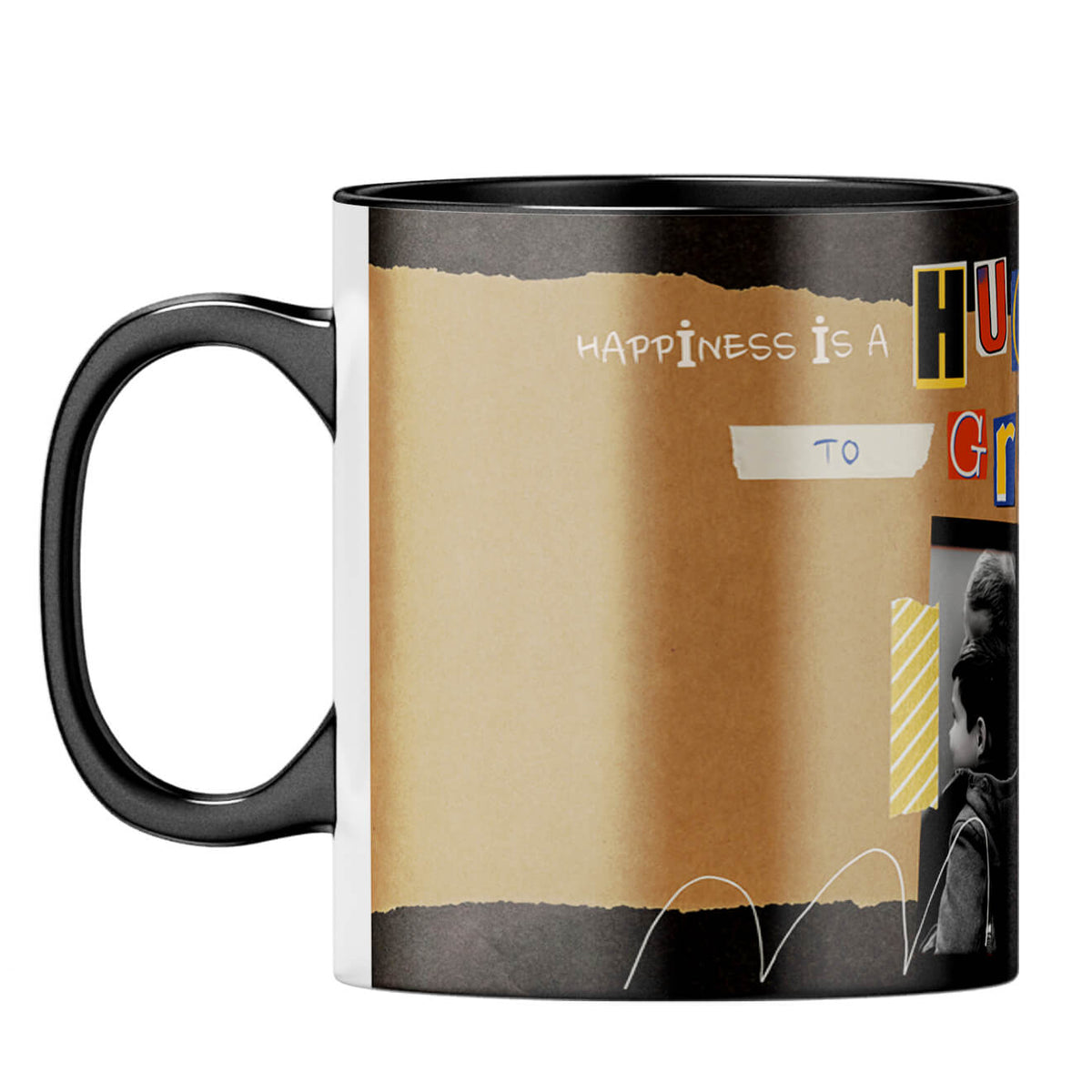 Hug Grandpa Coffee MugF-Black