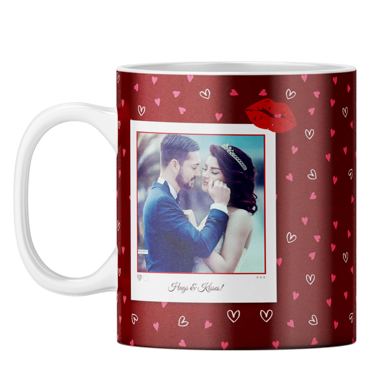 Hugs n Kisses Coffee Mug White