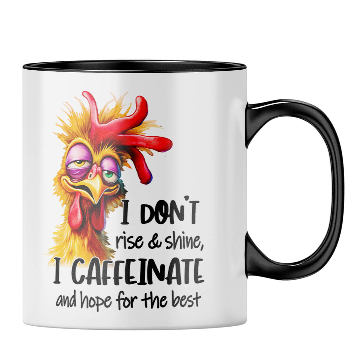 I Caffeinate Coffee MugB-Black
