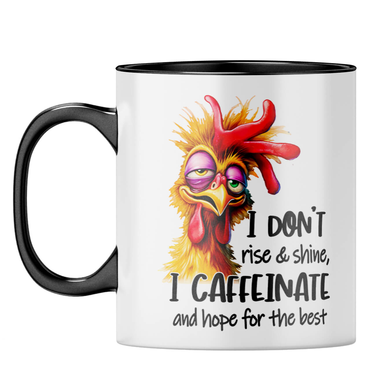 I Caffeinate Coffee Mug Black