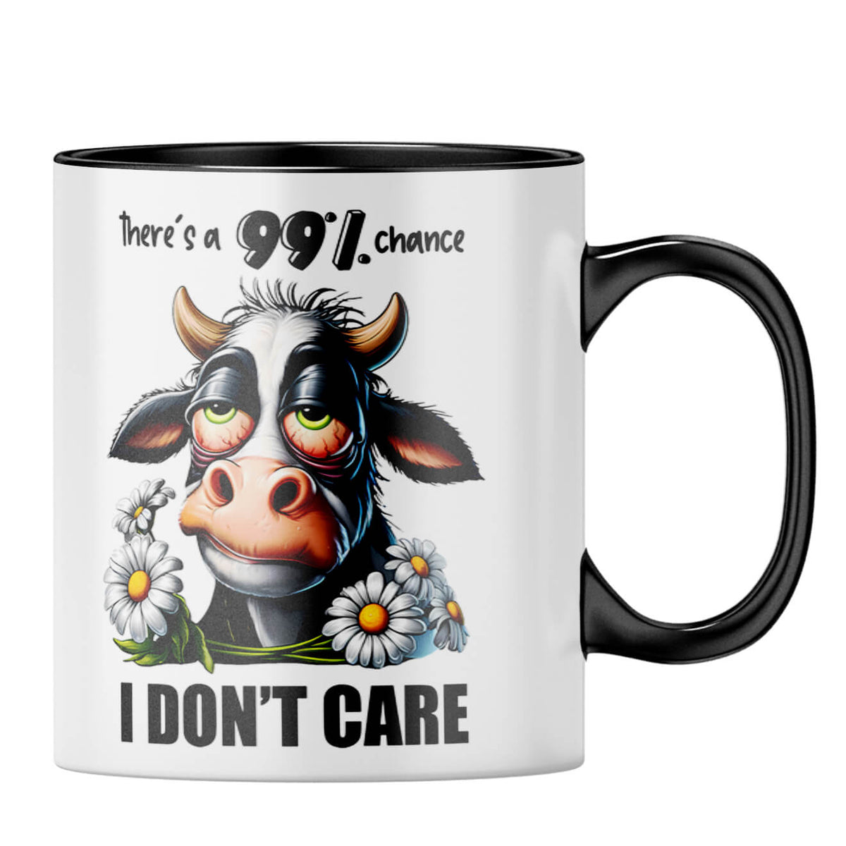 I Dont Care Coffee MugB-Black