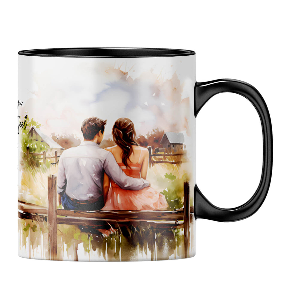 I Love When I am With You Coffee MugB-Black