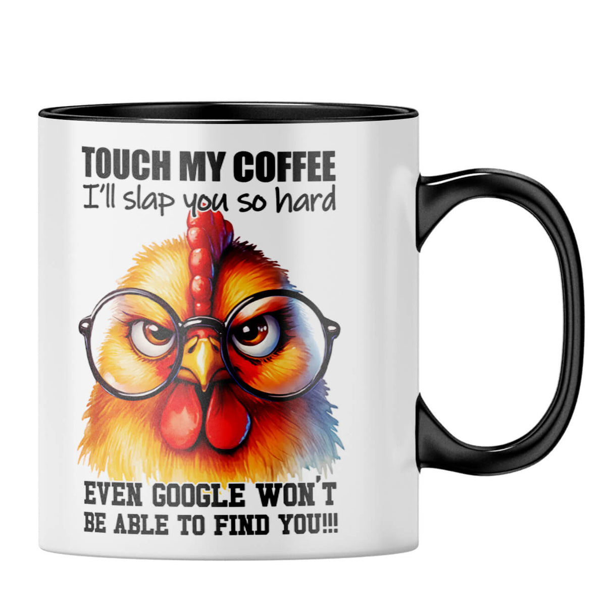I will slap you Hard Coffee MugB-Black
