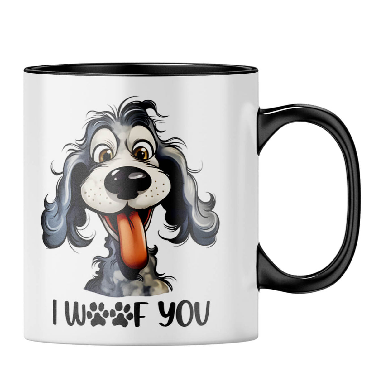 I Woof You Coffee MugB-Black